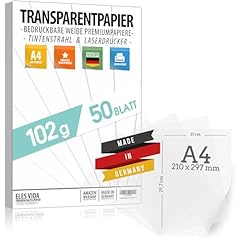 Feuilles papier transparent d'occasion  Livré partout en France