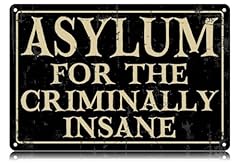 Mtsdeco asylum criminally for sale  Delivered anywhere in USA 