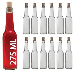 24 botellas de vidrio 275ml antiguo pequeña botella 0,275 litros l con los corchos por slkfactory segunda mano  Se entrega en toda España 