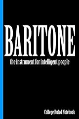 Baritone instrument intelligen for sale  Delivered anywhere in UK