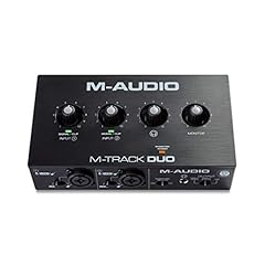 M-Audio M-Track Duo - Interfaz audio, tarjeta de sonido USB para grabación, transmisión, podcasting con entradas XLR, línea y DI, así como un paquete de software segunda mano  Se entrega en toda España 