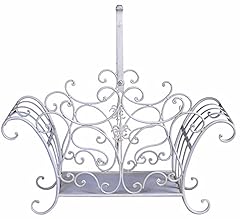 Metal basket white for sale  Delivered anywhere in UK