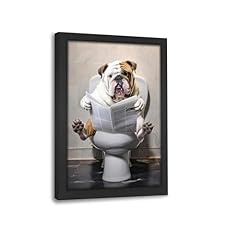 Bulldog bathroom wall for sale  Delivered anywhere in USA 