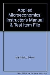 Applied microeconomics instruc usato  Spedito ovunque in Italia 