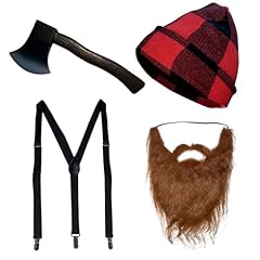 Pieces lumberjack costume for sale  Delivered anywhere in USA 