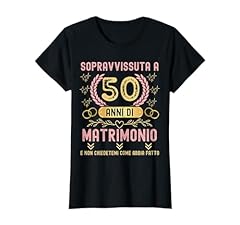 Maglietta anniversario matrimo usato  Spedito ovunque in Italia 