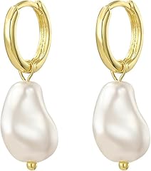 Baroque pearl earrings for sale  Delivered anywhere in UK