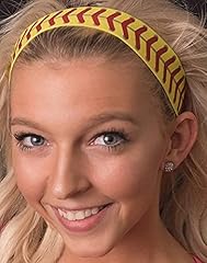 Softball headband yellow for sale  Delivered anywhere in USA 