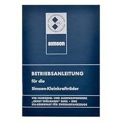 Betriebsanleitung simson klein gebraucht kaufen  Wird an jeden Ort in Deutschland