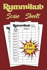 Rummikub score sheets for sale  Delivered anywhere in USA 