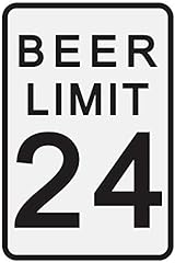 Beer limit tin for sale  Delivered anywhere in USA 