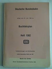 Buchfahrplan heft 1302 gebraucht kaufen  Wird an jeden Ort in Deutschland