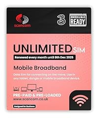 Three unlimited data for sale  Delivered anywhere in UK