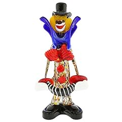 Used, GlassOfVenice Murano Glass Clown with Accordion for sale  Delivered anywhere in Canada