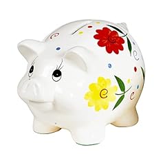 Porzellan sparschwein blumen gebraucht kaufen  Wird an jeden Ort in Deutschland