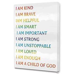 Kids affirmation canvas for sale  Delivered anywhere in USA 