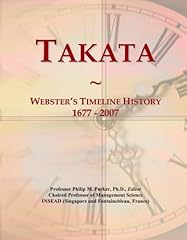 Takata webster timeline for sale  Delivered anywhere in UK