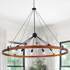 Wellmet farmhouse chandelier for sale  Delivered anywhere in USA 