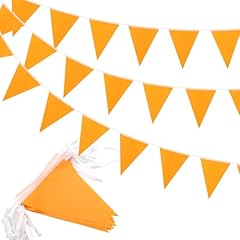 Orange bunting 20m for sale  Delivered anywhere in UK