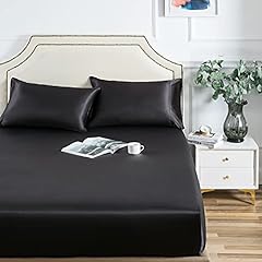 Satin fitted sheet for sale  Delivered anywhere in USA 