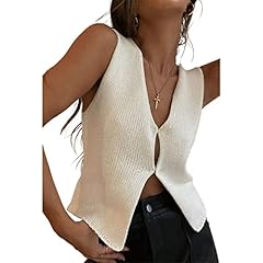 Crochet knit vest for sale  Delivered anywhere in USA 