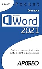 Word 2021. produrre usato  Spedito ovunque in Italia 