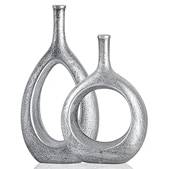 Silver ceramic hollow for sale  Delivered anywhere in USA 