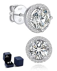 Momentwish moissanite earrings for sale  Delivered anywhere in UK
