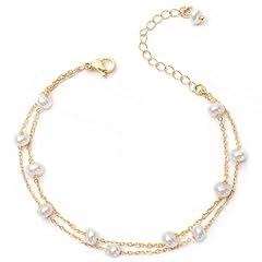 Gold pearl bracelets for sale  Delivered anywhere in USA 
