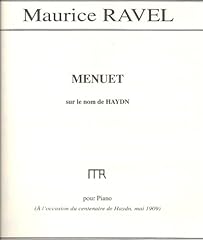 Menuet nom haydn d'occasion  Livré partout en France
