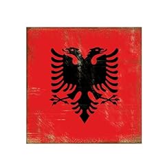 Wandsticker albanien flagge gebraucht kaufen  Wird an jeden Ort in Deutschland