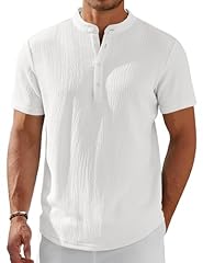 Coofandy men white for sale  Delivered anywhere in USA 