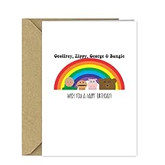 Rainbow birthday card for sale  Delivered anywhere in UK