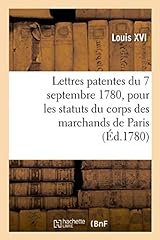 Lettres patentes septembre d'occasion  Livré partout en France