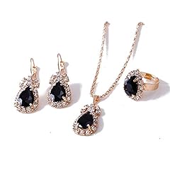 Teardrop crystal jewelry for sale  Delivered anywhere in USA 