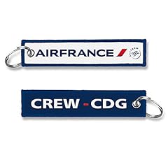 Air France-CDG Porte-clés tissé Crew, occasion d'occasion  Livré partout en France