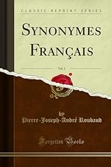 Synonymes français vol. d'occasion  Livré partout en France