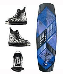 Used, RAVE Sports Freestyle Blue Wakeboard and Bindings Package for sale  Delivered anywhere in USA 