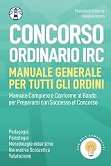 Concorso ordinario irc usato  Spedito ovunque in Italia 