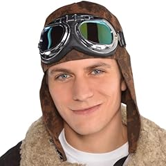 Aviator hat goggles for sale  Delivered anywhere in USA 