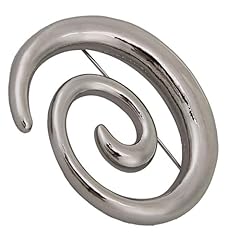Spilla spirale argento usato  Spedito ovunque in Italia 