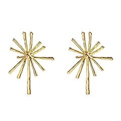 Gold starburst earrings for sale  Delivered anywhere in USA 