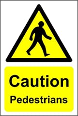 Caution pedestrians sign for sale  Delivered anywhere in Ireland