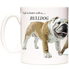 Tazza con bulldog usato  Spedito ovunque in Italia 