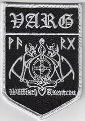 Varg logo aufnäher gebraucht kaufen  Wird an jeden Ort in Deutschland