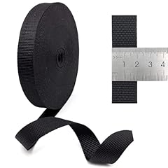 Black polypropylene webbing for sale  Delivered anywhere in UK