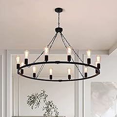Eoodis rustic chandelier for sale  Delivered anywhere in UK
