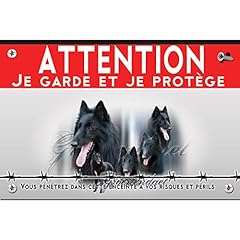 Panneau plastique attention d'occasion  Livré partout en France