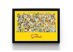 Framed print simpsons for sale  Delivered anywhere in UK