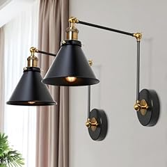 Black wall sconces for sale  Delivered anywhere in USA 